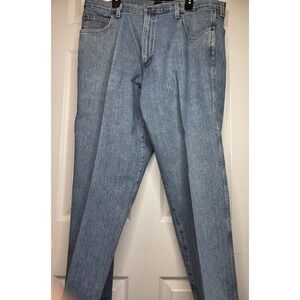 Red Head Jeans Size (Tag 40x30) Blue Pants Relaxed Straight Workwear Denim Men's